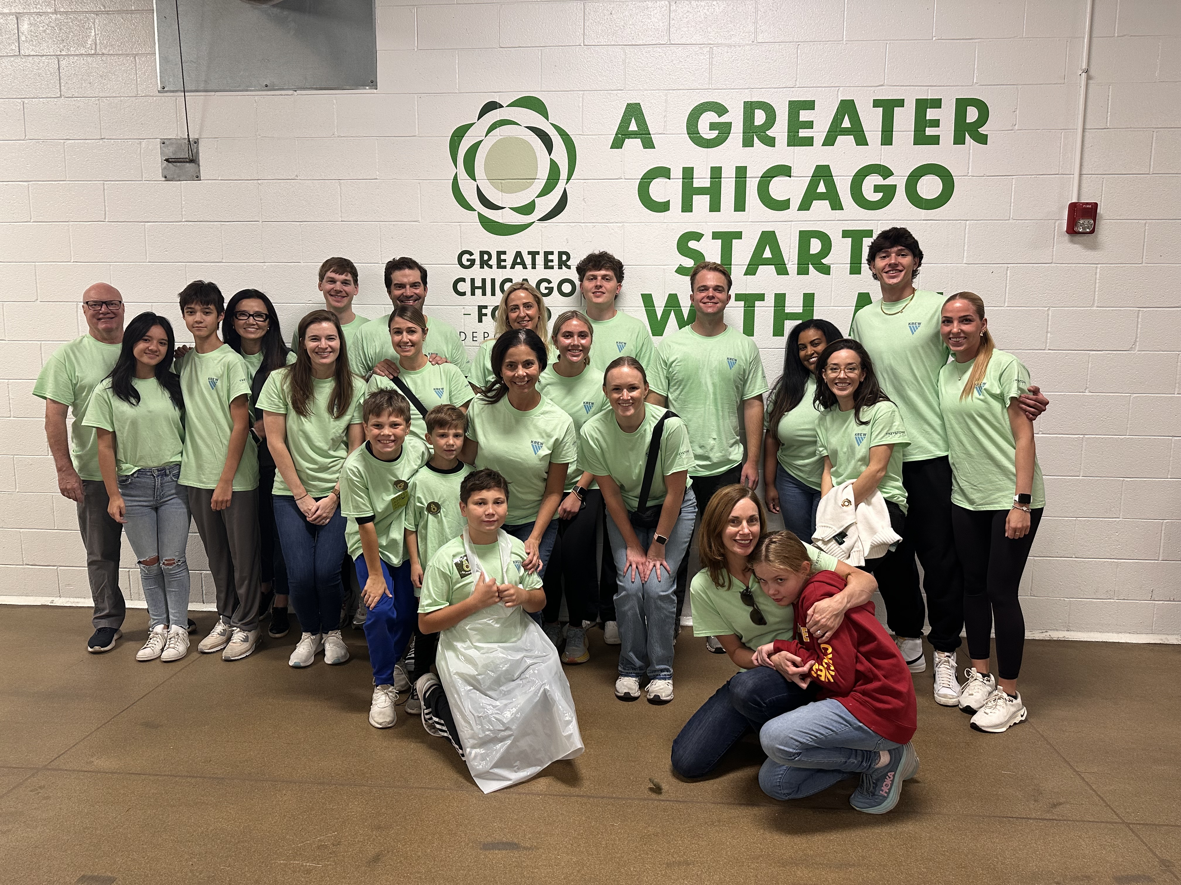 Keystone partnered with Greater Chicago Food Depository